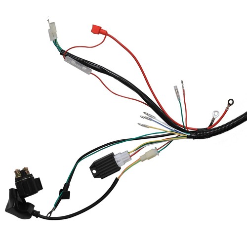 Kit de cables de tubo de silenciador de escape de motor semiautomático 125cc para ATV Quad Go Kart - Imagen 23 de 24