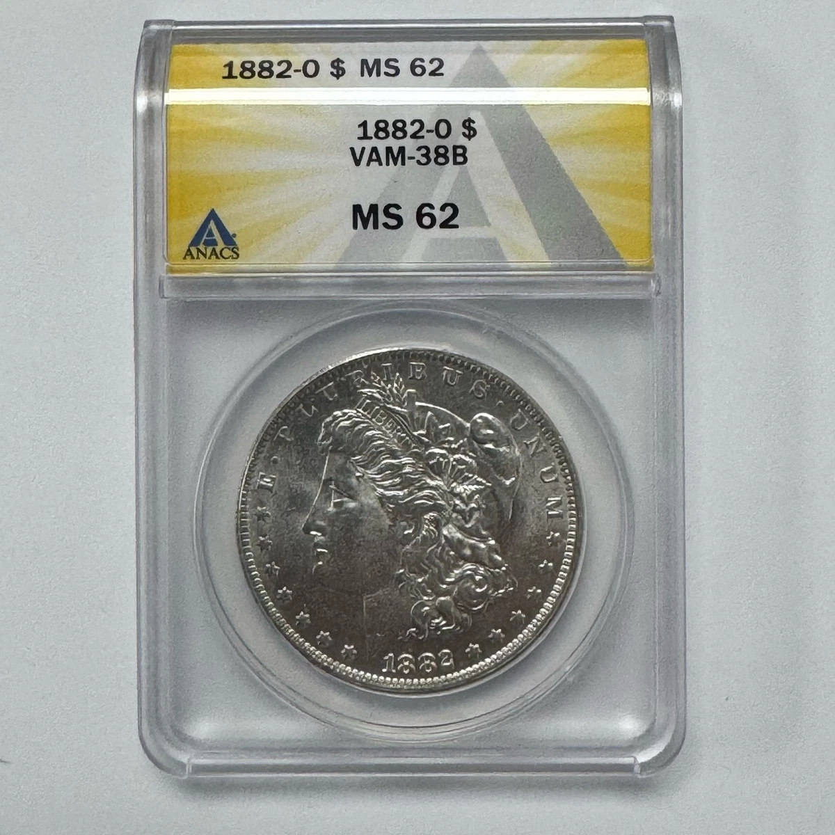 ・１８９８年・製作枚数１，２００枚・２２cm・ ・ MS 62 Graded 1882 Year Morgan US Dollars (1878-1921) for sale | eBay