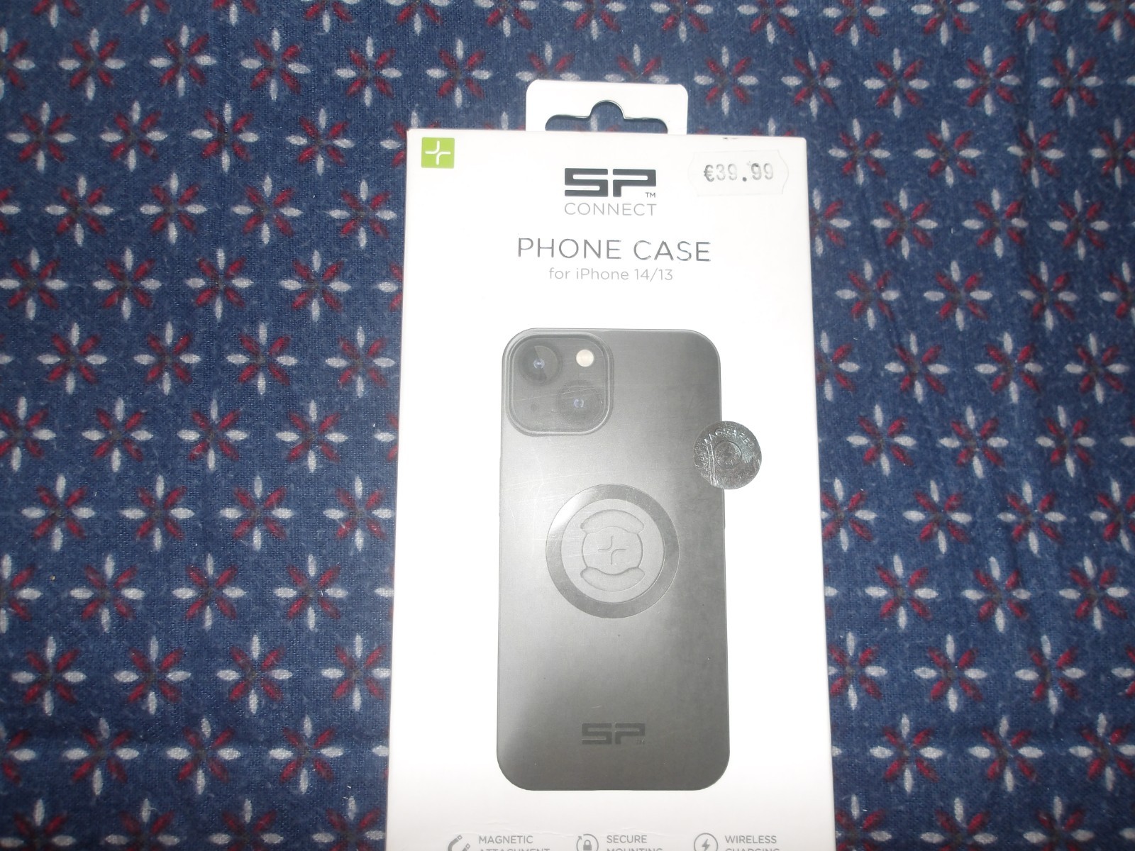 Fixation smartphone guidon moto anti-chute SP Connect iPhone 14 Pro noir