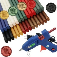 Wax Seal Gun Kit Sealing Wax Sticks 30P with Glue Gun Wax Seal Kit, Atopbb 30...