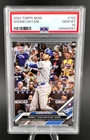 2024 Topps Now Shohei Ohtani #722 50/50 Club PSA 10 - DODGERS MVP