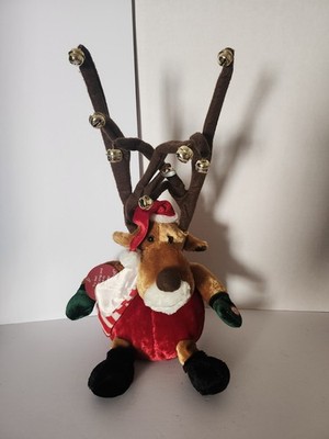 Singing Light Up Christmas Reindeer Dan Dee