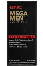 New Sealed GNC Mega Men Essentials Daily Multi Vitamin 60 Caplets Exp 09/2026