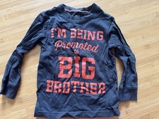 2T Boys Carters Long Sleeve Tee I m Being Promoted To Big Brother
