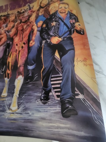 Royal Rumble Poster 24x36" 1991 Hulk Hogan + Undertaker WWF WWE From USA - Picture 5 of 6