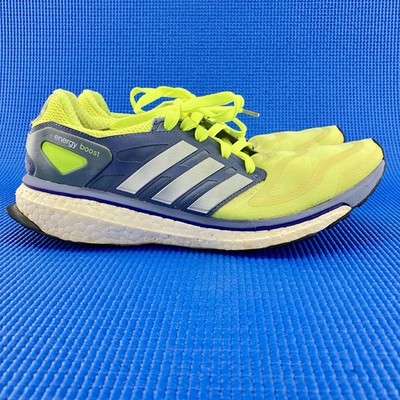 Adidas Energy Boost Running Shoes Women's Size 11 Electric Yellow Blue G97558