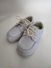 Tip Top Boys White Formal Shoes Sz 6 Communion Wedding Easter Church