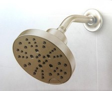 Delta Nicoli Brushed Nickel Shower Head   New Open Box
