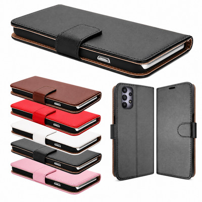 Für Samsung Galaxy A Serie PU Leder Brieftasche Flip Case Kartenfach Ständer Hülle