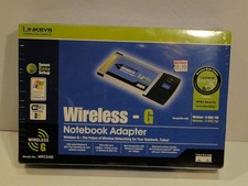 Linksys WPC54G Wireless G PCMCIA Adapter for Laptop Notebook Adaptor Card NEW