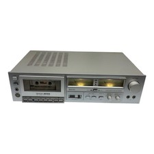 Vintage Denon DR-320 3 Head Cassette Tape Deck System W/ Manual Powers On READ