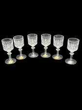 Bleikristall Crystal Cordial Stem Glass Wear Made in Germany Set of 6