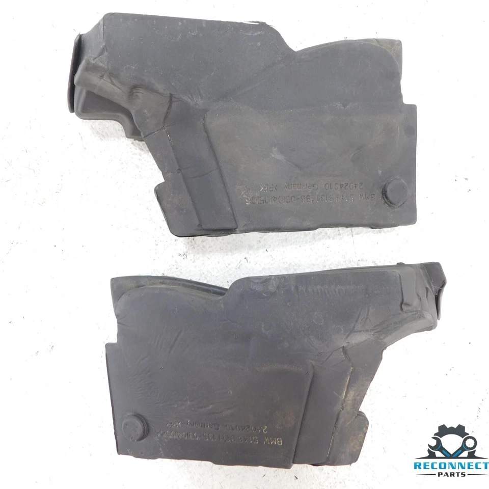 09-15 BMW 740i 750Li F01 F02 Juego de almohadillas aislantes de pilar delantero izquierdo y derecho OEM Foto 3 de 4