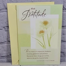 Vintage Hallmark Dayspring Greeting Card Thank You For Sharing His Love 