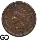 1879 Indian Head Cent Penny, Choice XF Tougher Date