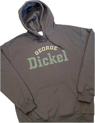 George Dickel Bourbon Whisky Hoodie Men’s Medium Gray Diageo Promo Sweatshirt