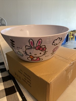 New Hello Kitty  Easter Bowl Melamine Large Popcorn Bowl