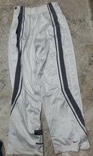 AMAZING VINTAGE 2003 NIKE BASKETBALL SHINY TEAR AWAY PANTS MEN'S SIZE MEDIUM