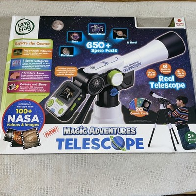 LeapFrog Magic Adventures Telescope Real Telescope NASA Content Photos 110x Zoom