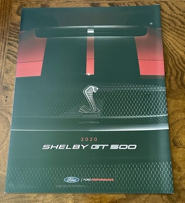 2020 FORD PERFORMANCE SHELBY GT500 MUSTANG US DEALER SALES BROCHURE 