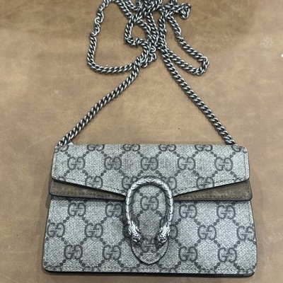 Gucci Dionysus Super Mini GG Supreme Beige Crossbody Bag