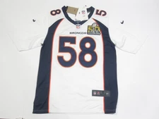 Von Miller #58 Denver Broncos 2016 Super Bowl 50 Game Men's Jersey White