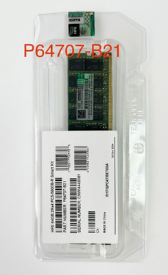 Hewlett Packard Enterprise 64GB (1x64GB) Dual Rank x4 DDR5-5600 CAS-46-45-45 EC8