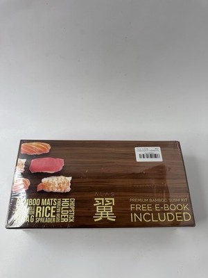 ALAS Premium Bamboo Sushi Making Kit for Beginners & Pros Sushi Makers