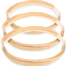 3Rolls Bamboo Weaving Strips for Diy Projects and Decorations