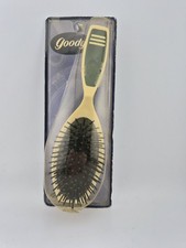 Goody Cushion Styler Hair Brush Smoothing Blue White Grip VIntage