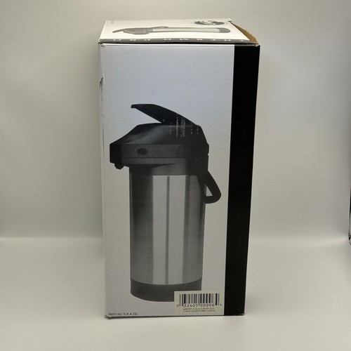 Curtis ThermoPro 2.5L Lever Airpot Stainless Steel Dispenser New Open Box - Picture 2 of 11