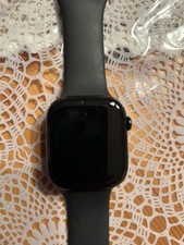 Apple Watch Series 10 46mm GPS+Jet Black, M/L Sportarmband Schwarz