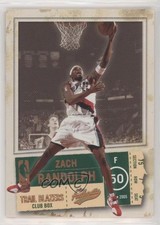 2004-05 Fleer Authentix Club Box 5/25 Zach Randolph #53 0f6