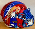 Josh Allen Signed Buffalo Bills Chrome Speed Flex Football Helmet - Beckett COA