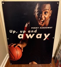 Retro Nike Anfernee Penny Hardaway Display 37” Magic NBA Poster “Up, up & Away”