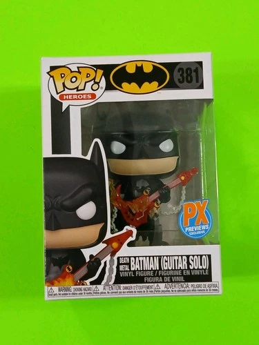 Pop Heroes - Death Metal Batman Guitar Solo #381 - PX Previews Exclusive - Funko
