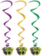 Mardi Gras Whirls of Size 3' - Beistle