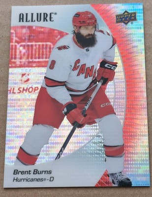2023-24 Upper Deck Allure #22 Brent Burns Red Rainbow Carolina Hurricanes