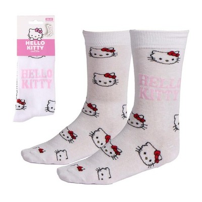 Hello Kitty Socks One Pair Cotton Socks, Casual and Everyday Socks 36-43