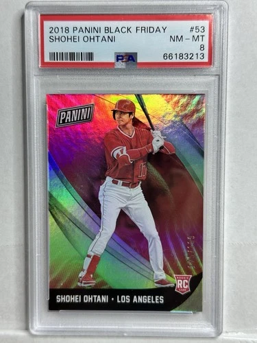 2018 Panini Black Friday Shohei Ohtani RC #53 PSA 8 /199