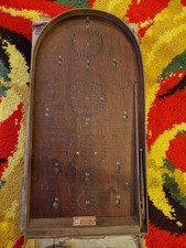 Vintage Corinthian 15 Bagatelle with 6 Steel Balls  Wooden Pusher  Box