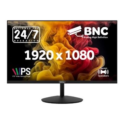 Pixl 24-"" Full Hd Energy Saving Cctv Ips Monitor for 24/7 Use With Bnc Hdmi & Vg