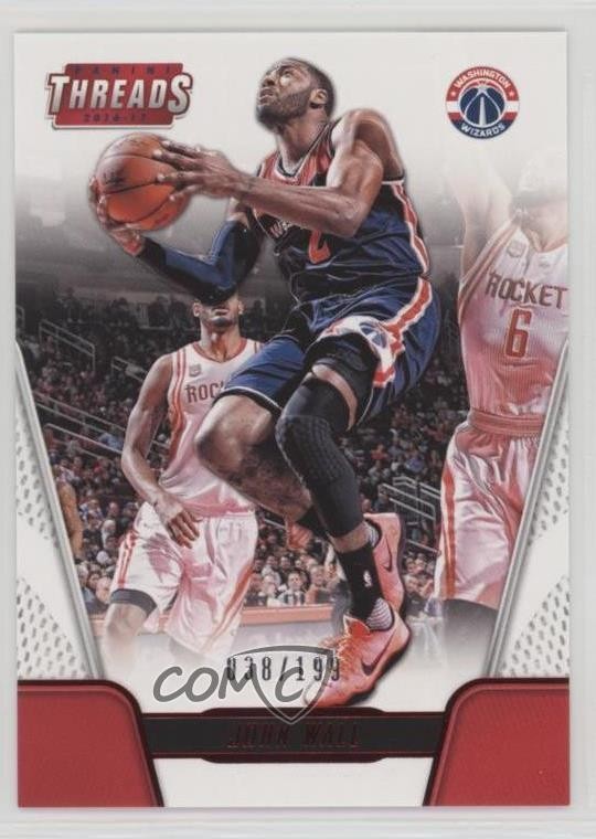 2016-17 Panini Threads Century Proof Red 38/199 John Wall #104 z7h