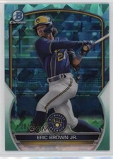 2023 Bowman Sapphire Edition Chrome Prospects Aqua /55 Eric Brown Jr 18vm
