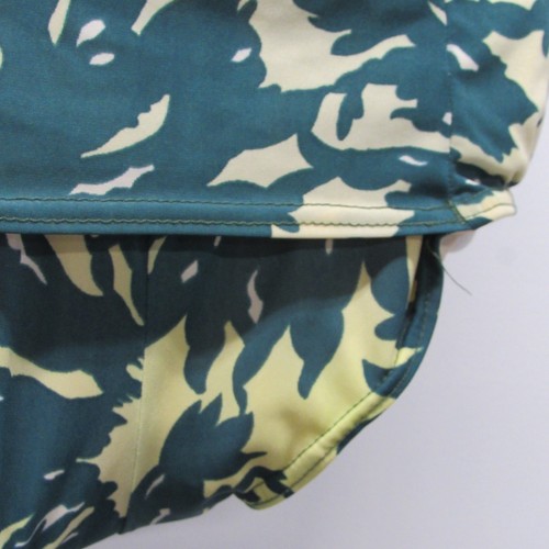 Vintage 50s Dolfin Green Printed Retro Pin Up Rockabilly Swimsuit Swim Suit 34L - Bild 3 von 7