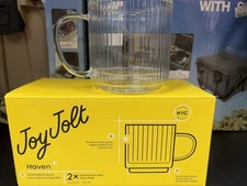JoyJolt Haven Double Walled Glass  Pack of 2