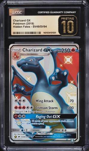 Charizard-GX graded CGC 10 for sale on eBay
