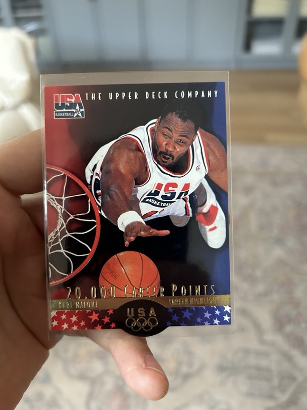 1996 Upper Deck USA Basketball Deluxe Gold Edition - Karl Malone #11