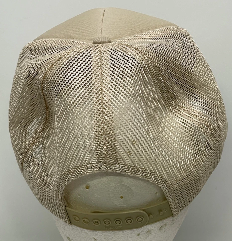 Antigo Chapéu Caminhoneiro Campbell 66 "Humpin To Please" Snapback Logotipo Camelo Bronzeado RARO! - Imagem 3 de 4