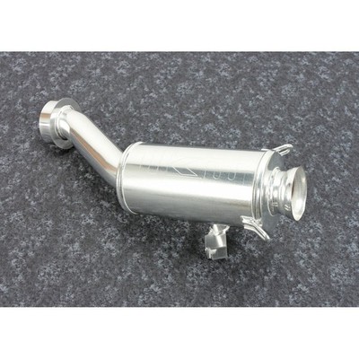 Bikeman Performance Ceramic Chrome Powder Lite Slip-On Muffler - 02-120PL-C